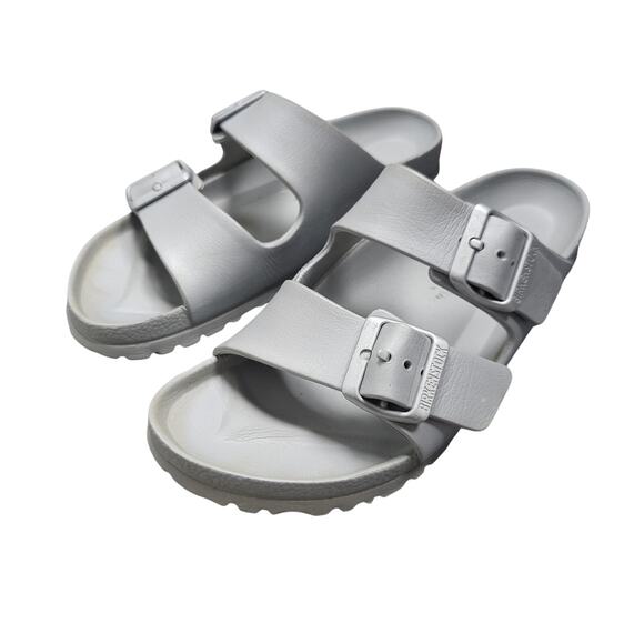 Birkenstock Arizona Sandals Womens EU 37 Gray EVA Arizona Waterproof Slides - Picture 1 of 6